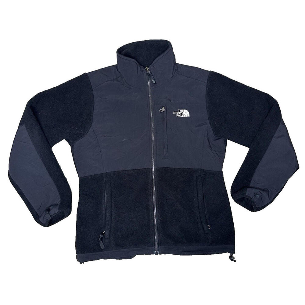 The North Face Jacket Womens M Fleece Zip Up Polartec Outdoor Black Gorpcore